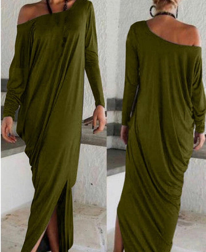 Lansdowne - שמלת פוליאסטר-אלסטן עם ריפוד