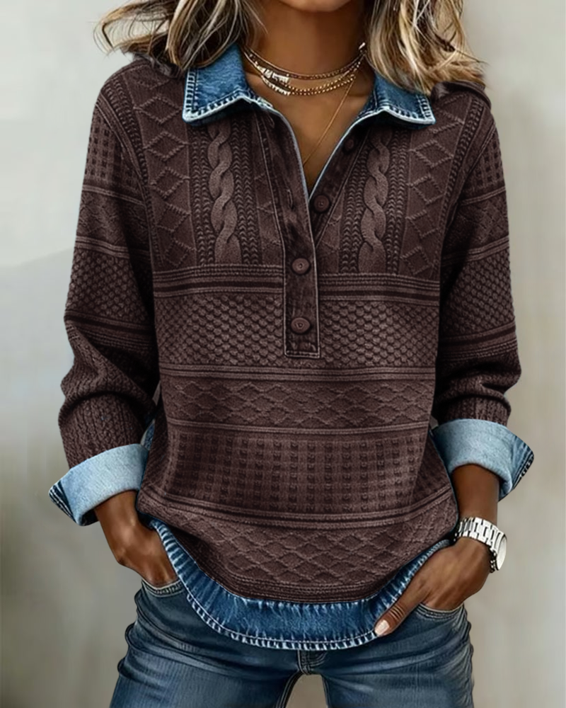 Lydia - סריג פולו במרקם