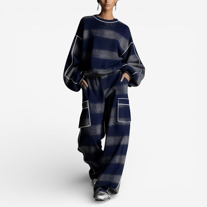 Arundel - סט סרוג מפוספס