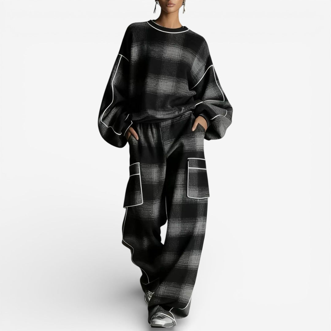 Arundel - סט סרוג מפוספס