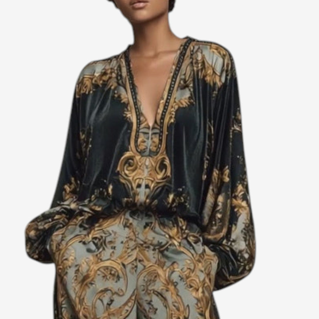 Lansdowne - סט מודפס עם מגע רך ואלגנטי